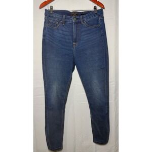 Jen7 by 7 For All Mankind HW Skinny Jeans 8 Blue High Waist 7G007354